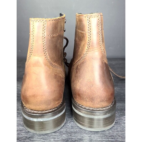 Thursday Everyday Boot Company M Brown Leather Lace Boots – Size 8.5 - Mink Oil